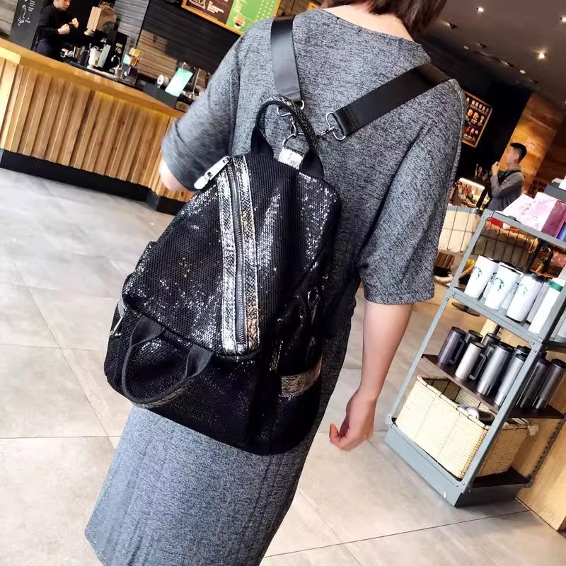 Luxury Bags For School - Mochilas de Lantejoulas de Nylon para