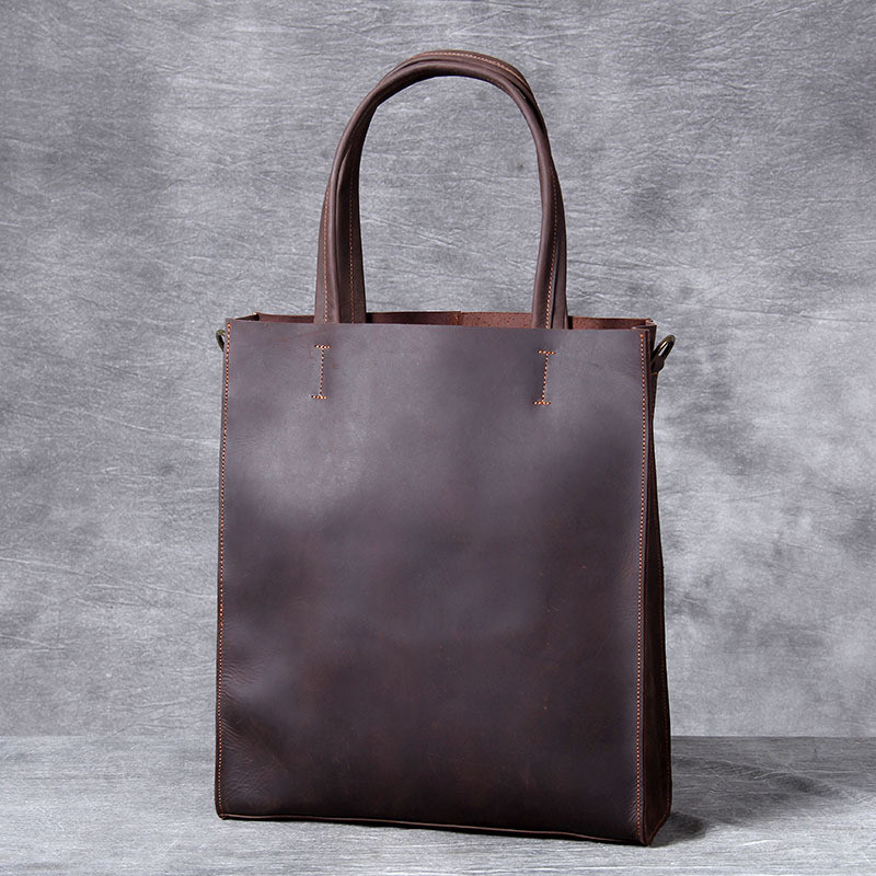 Luxury Bags For School - Vintage couro genuíno dos homens mão