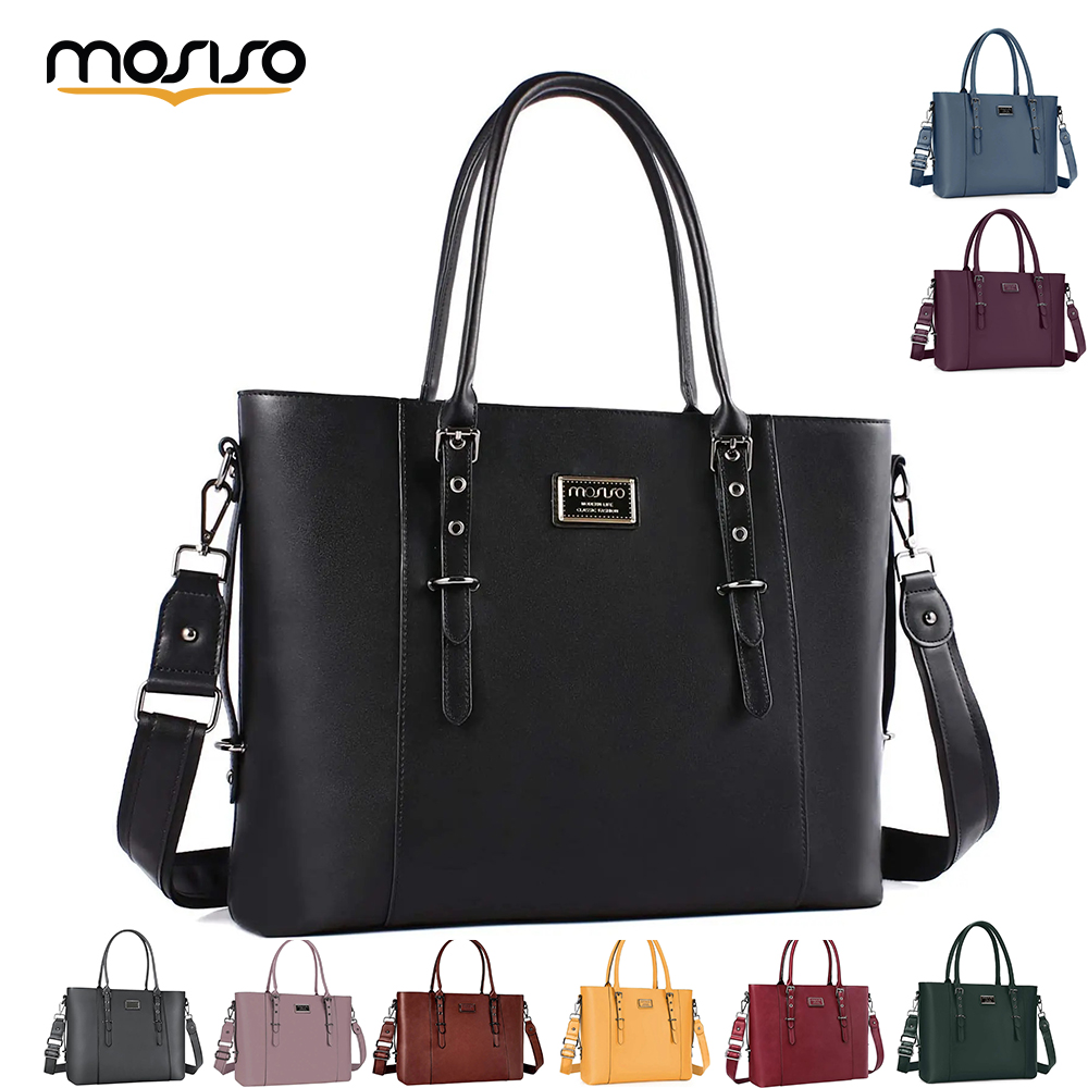 Laptop Bag Leather 15 - Mosiso sacola para mulheres macbook 13.3
