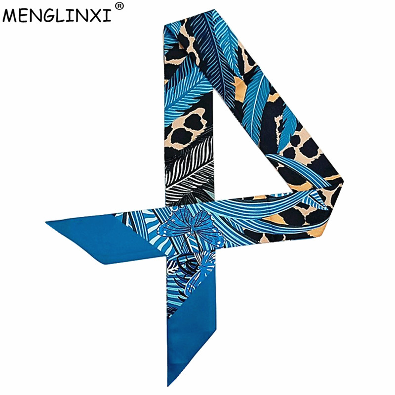 Luxury Bags Women Brands - Leopardo borboleta impressão novo lenço magro