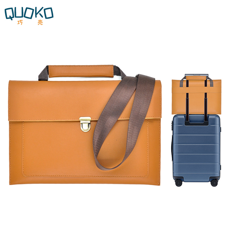 Laptop Bag Leather 15 - Bolsa de couro pu feminina para