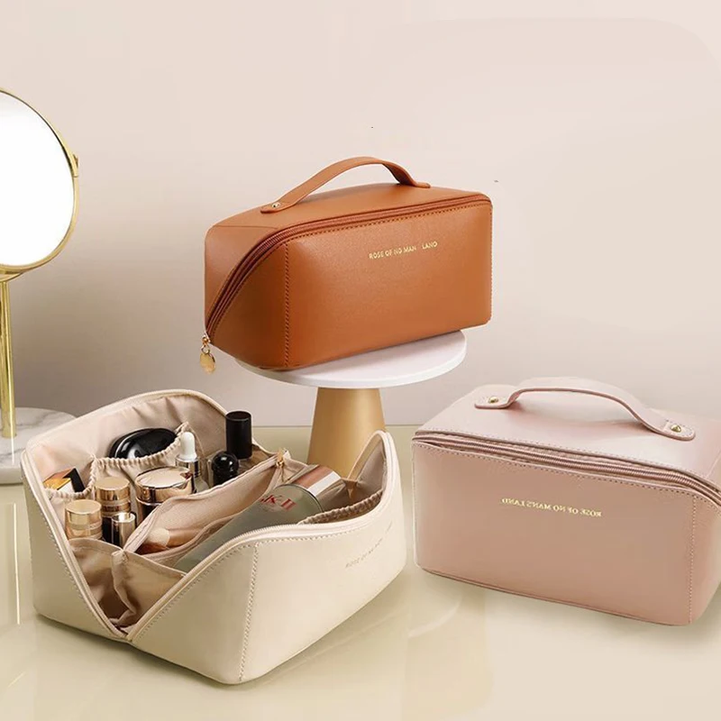 Luxury Ziploc Bags - Bolsa de Cosméticos Grande Capacidade, Necessaire