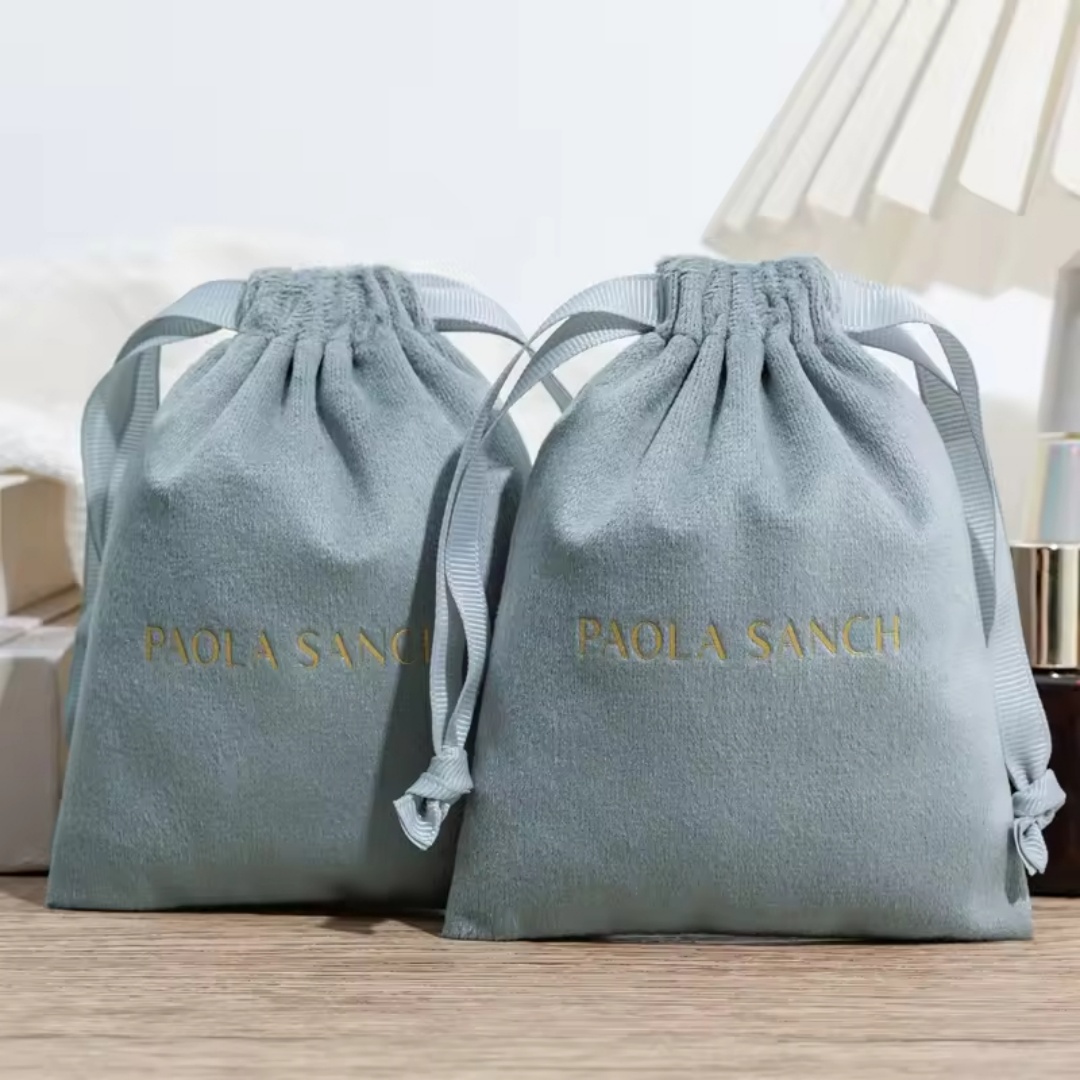 Luxury Bags For School - Saco de Veludo Luxuoso Personalizado com