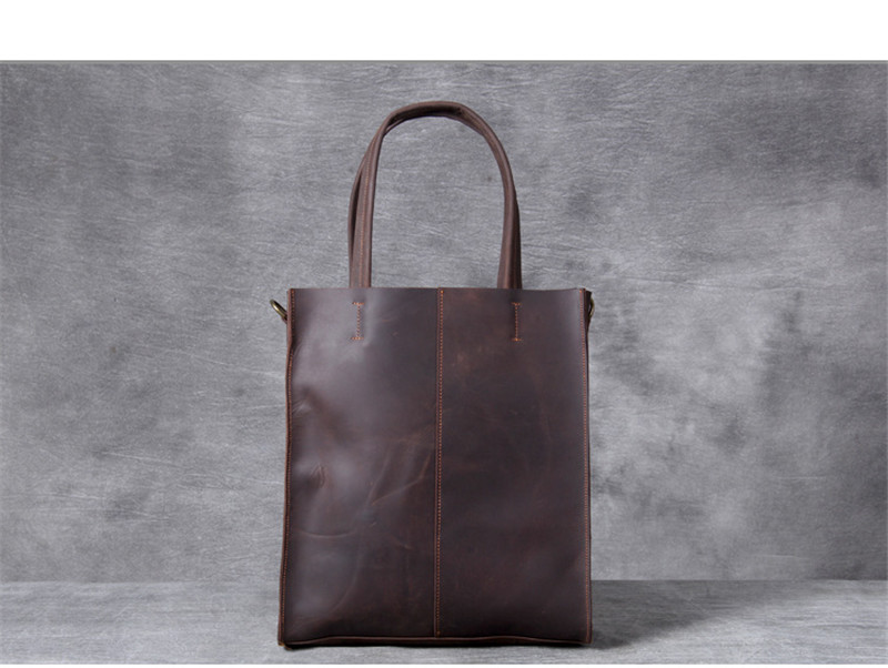 Vintage couro genuíno dos home - Luxury Bags For School avaliação e preço