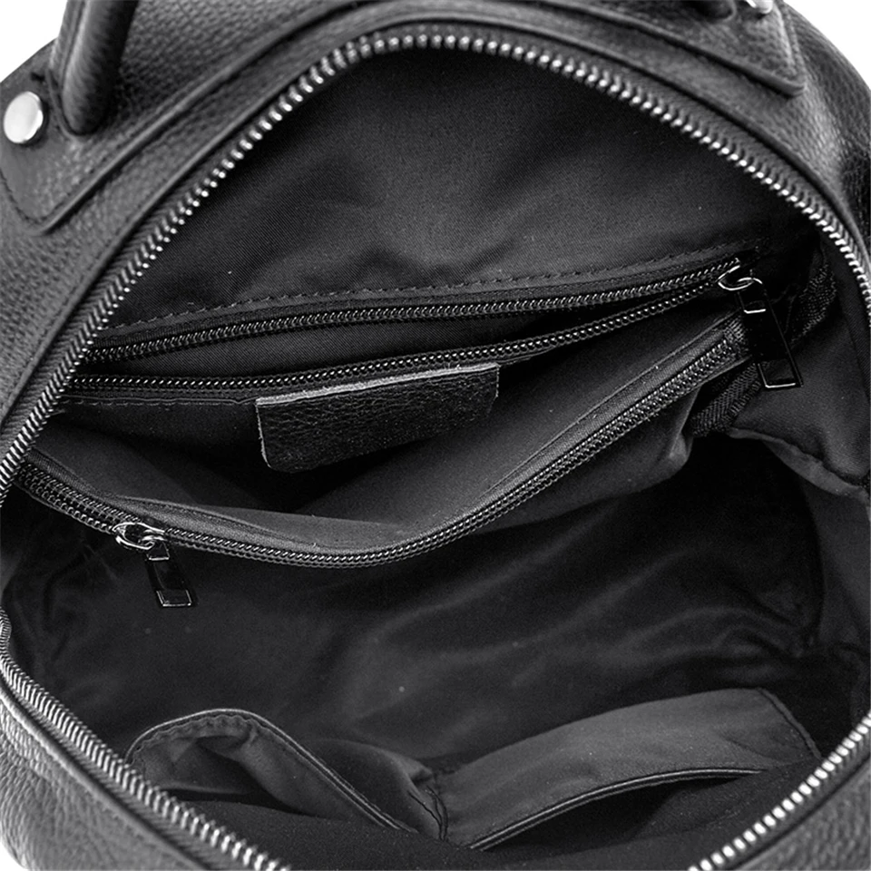 Genuíno couro mochila feminina - Luxury Bags For School avaliação e preço