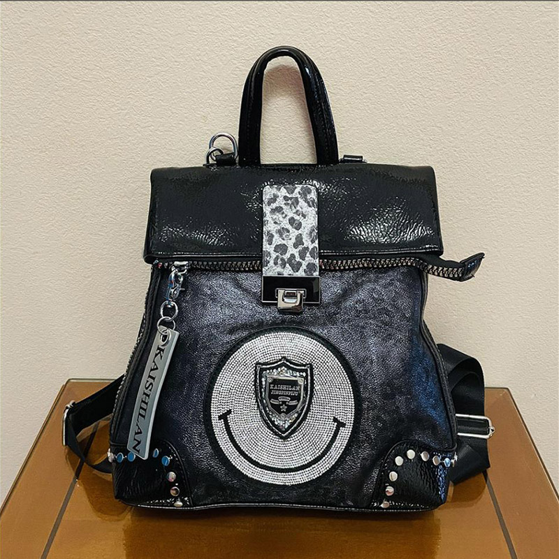 Marca de luxo feminina mochila - Luxury Bags For School avaliação e preço