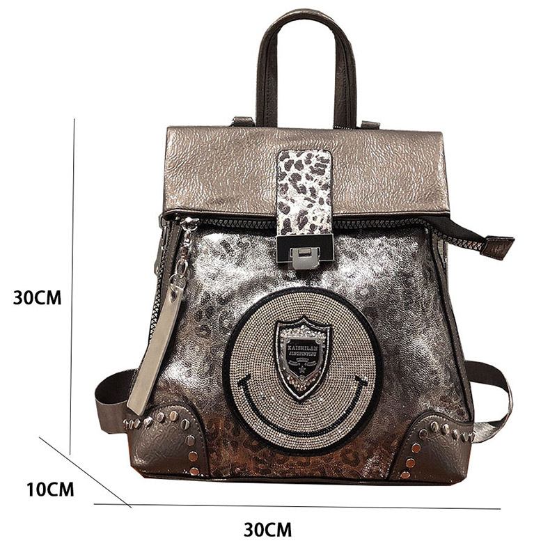 Marca de luxo feminina mochila - Luxury Bags For School avaliação e preço