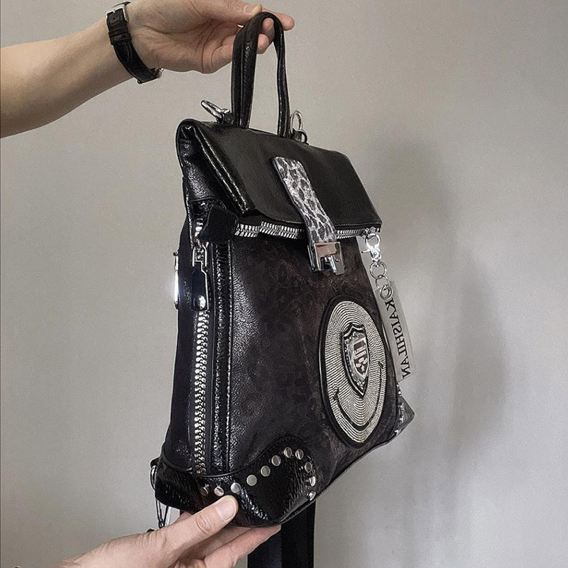Marca de luxo feminina mochila - Luxury Bags For School avaliação e preço