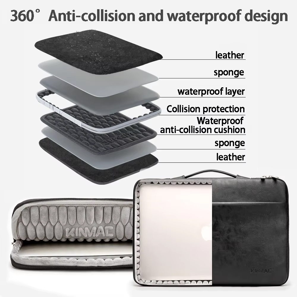Capa para Laptop para Macbook  - Laptop Bag Leather 15 avaliação e preço