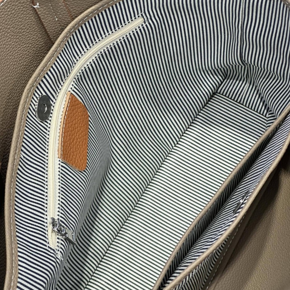 Cesta Portátil de Couro Genuín - Quiet Luxury Bags Tote avaliação e preço