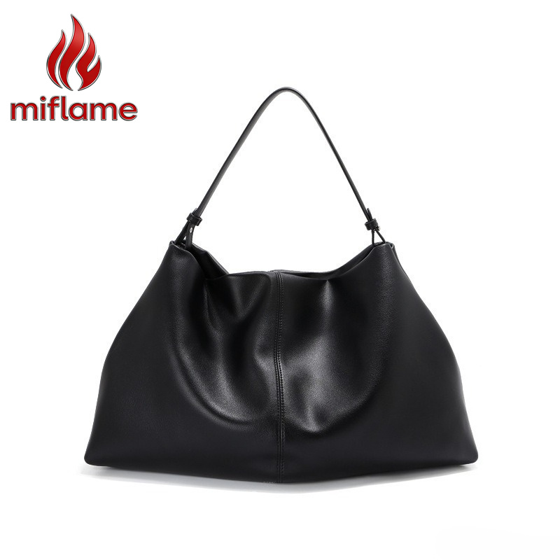 Bolsa de Ombro em Couro Genuín - Quiet Luxury Bags Tote avaliação e preço