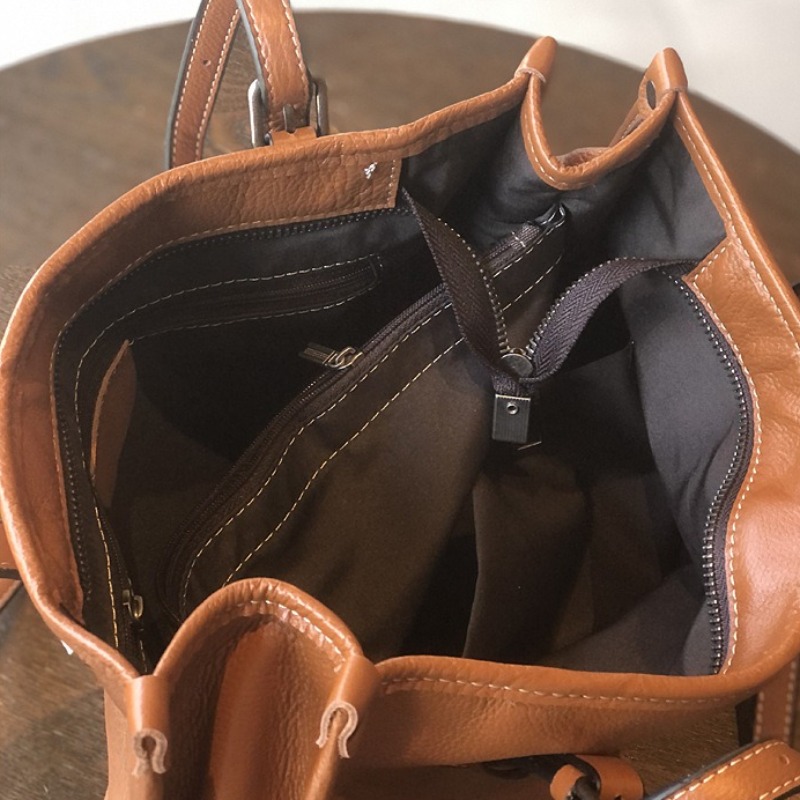 Bolsa Tote de Couro Genuíno pa - Quiet Luxury Bags Tote avaliação e preço