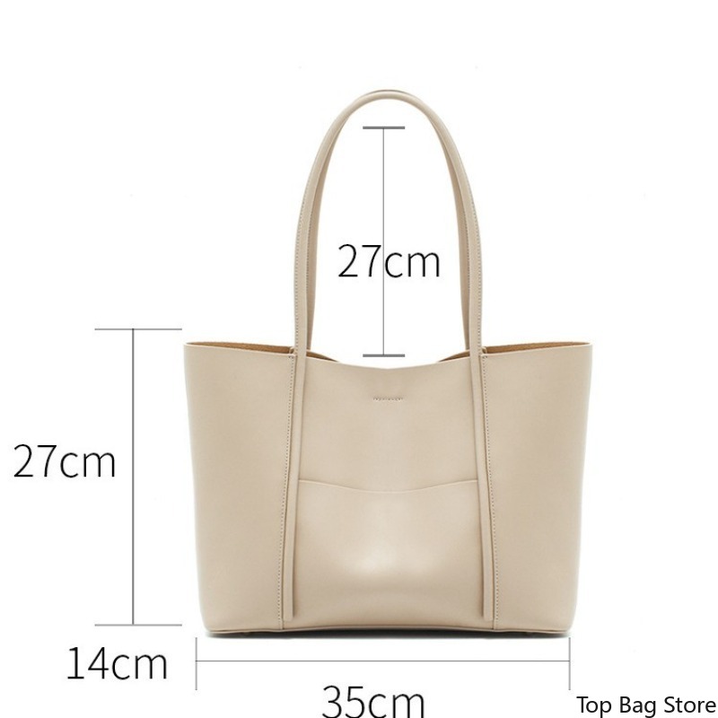Bolsa Tote de Couro Genuíno pa - Quiet Luxury Bags Tote avaliação e preço