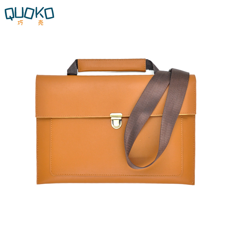 Bolsa de couro pu feminina par - Laptop Bag Leather 15 avaliação e preço