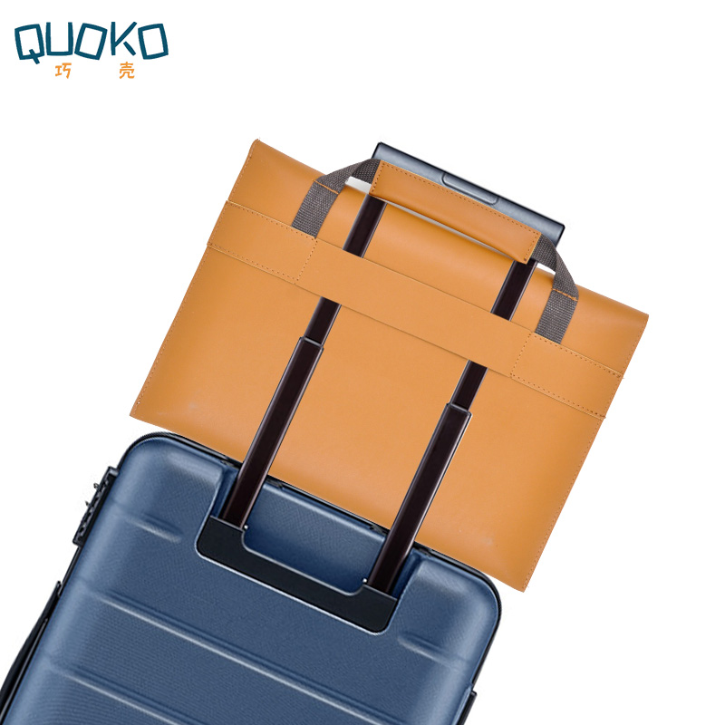 Bolsa de couro pu feminina par - Laptop Bag Leather 15 avaliação e preço