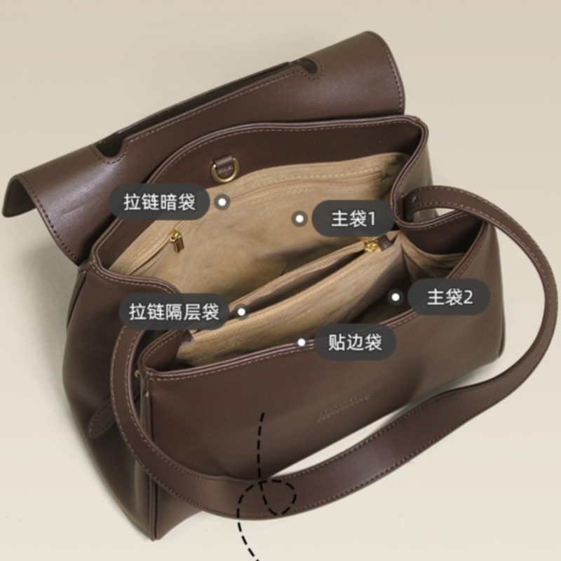 Bolsa Tote de Couro Genuíno pa - Quiet Luxury Bags Tote avaliação e preço