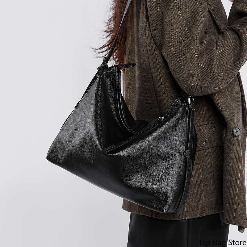 Bolsa Tote de Couro Genuíno pa - Quiet Luxury Bags Tote avaliação e preço