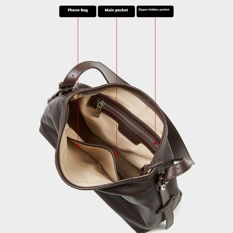 Bolsa Tote de Couro Genuíno pa - Quiet Luxury Bags Tote avaliação e preço