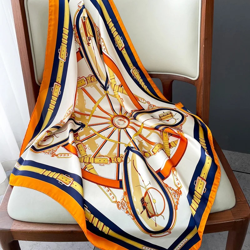 Lenço Quadrado de Seda Fino co - Luxury Bags Designer avaliação e preço