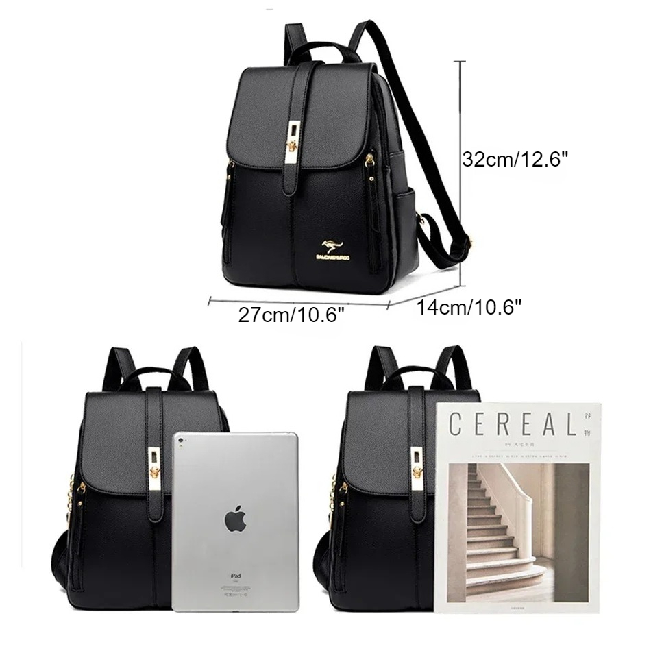 Mulheres de couro grande capac - Luxury Bags For School avaliação e preço