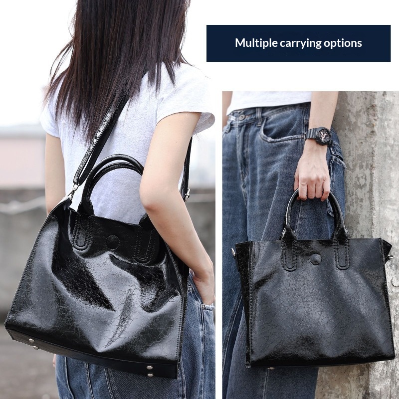 Bolsa Tote de Couro Genuíno pa - Quiet Luxury Bags Tote avaliação e preço