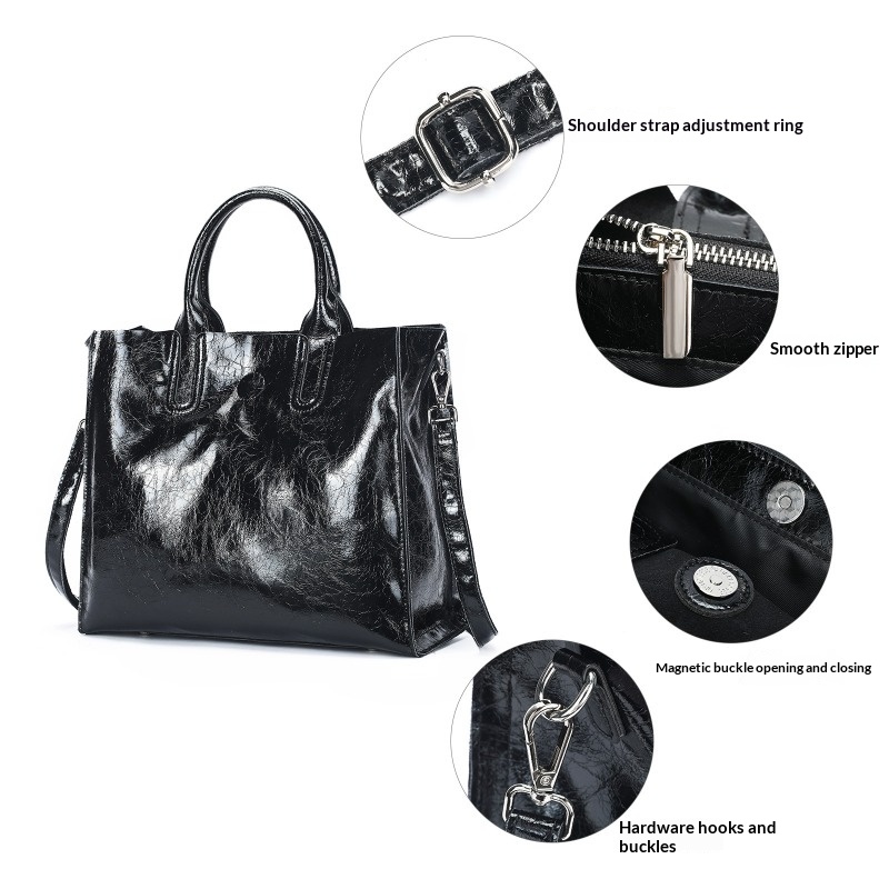Bolsa Tote de Couro Genuíno pa - Quiet Luxury Bags Tote avaliação e preço