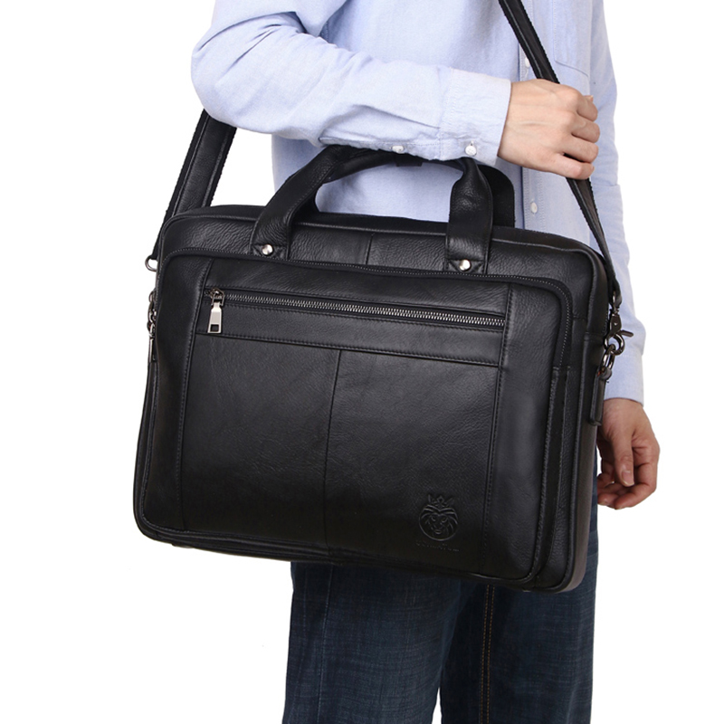 Schlatum pastas de negócios de - Laptop Bag Leather 15 avaliação e preço