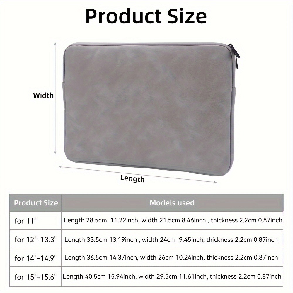 Bolsa Protetora de Couro PU pa - Laptop Bag Leather 15 avaliação e preço