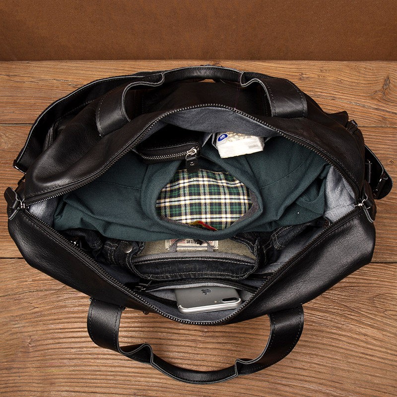 Bolsa masculina de couro de al - Laptop Bag Leather 15 avaliação e preço