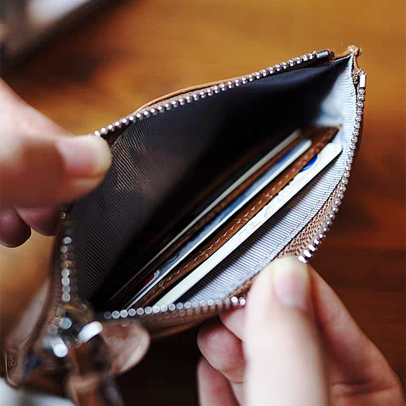 Bolsa de Moedas em Couro Genuí - Luxury Ziploc Bags avaliação e preço