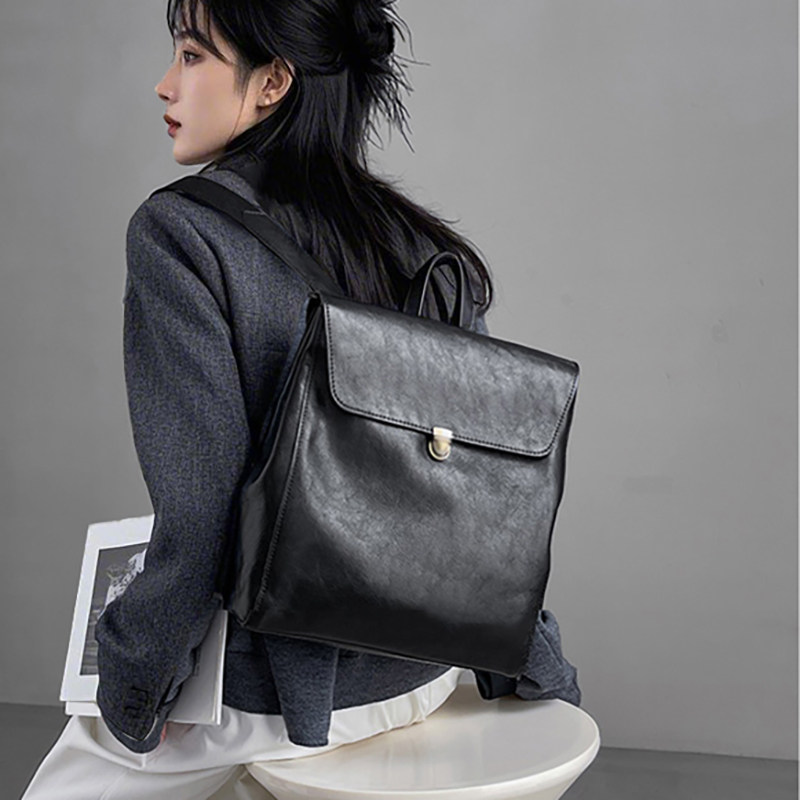 Mochila de couro genuíno de ma - Luxury Bags Women Brands avaliação e preço