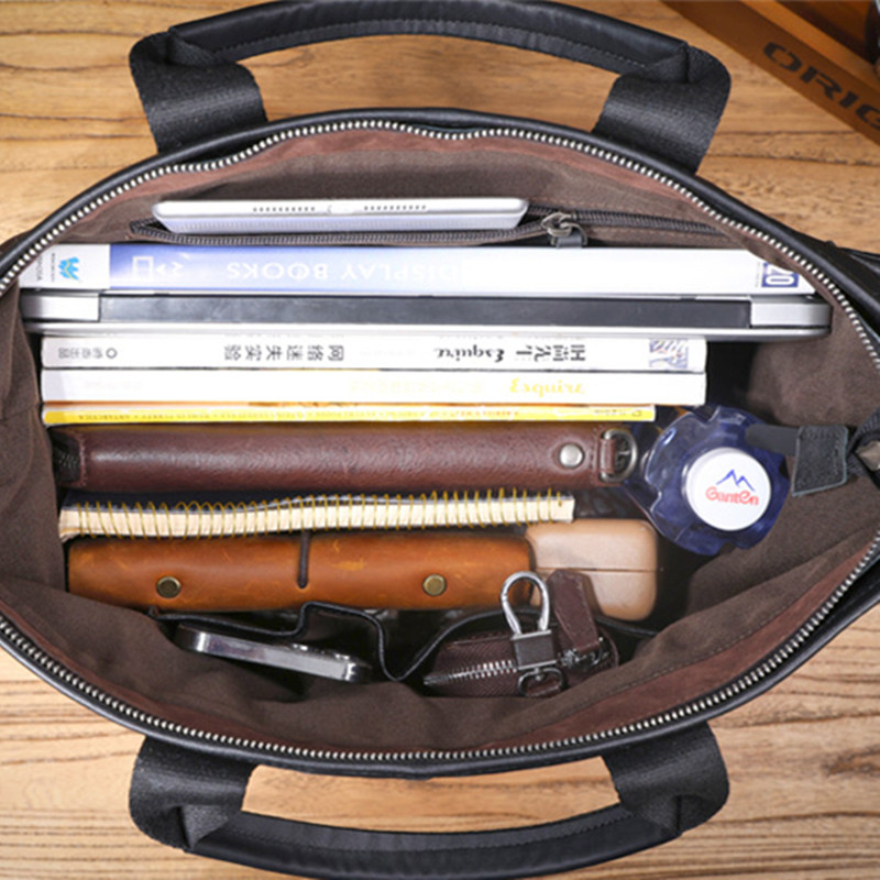 Pasta Executiva Masculina de C - Laptop Bag Leather 15 avaliação e preço
