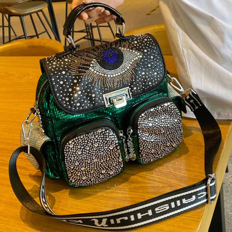 Moda feminina mochila grande c - Luxury Bags For School avaliação e preço