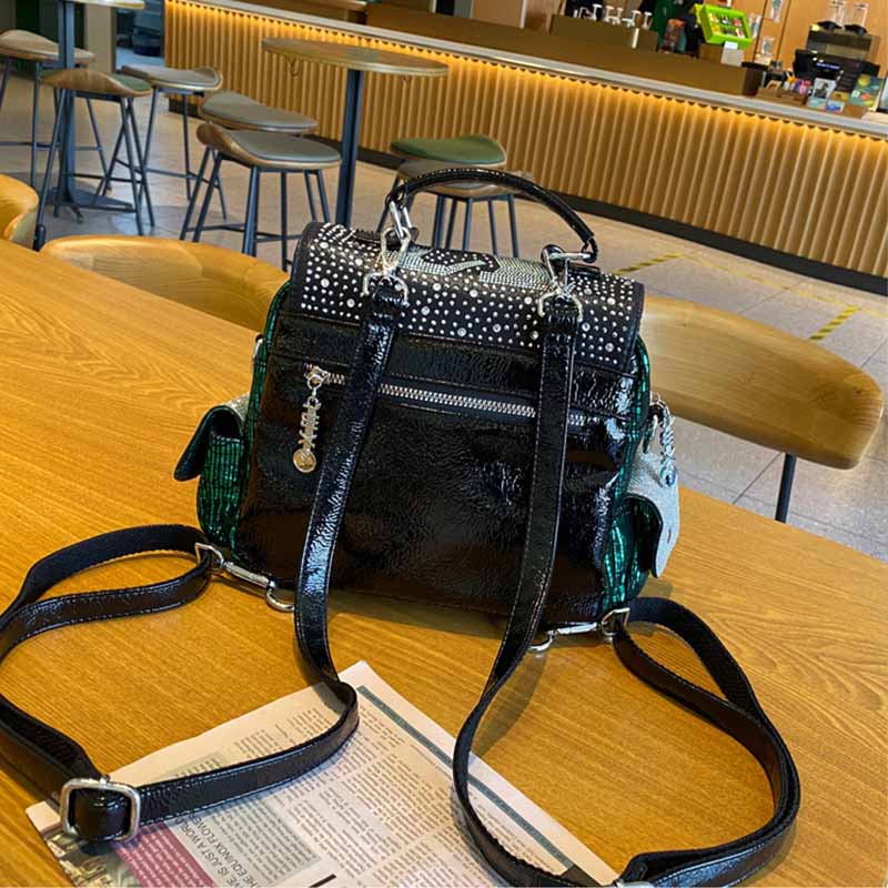 Moda feminina mochila grande c - Luxury Bags For School avaliação e preço