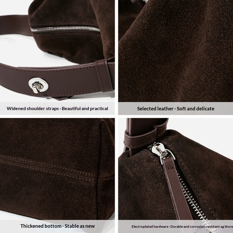 Bolsa de Ombro em Couro Legíti - Quiet Luxury Bags Tote avaliação e preço